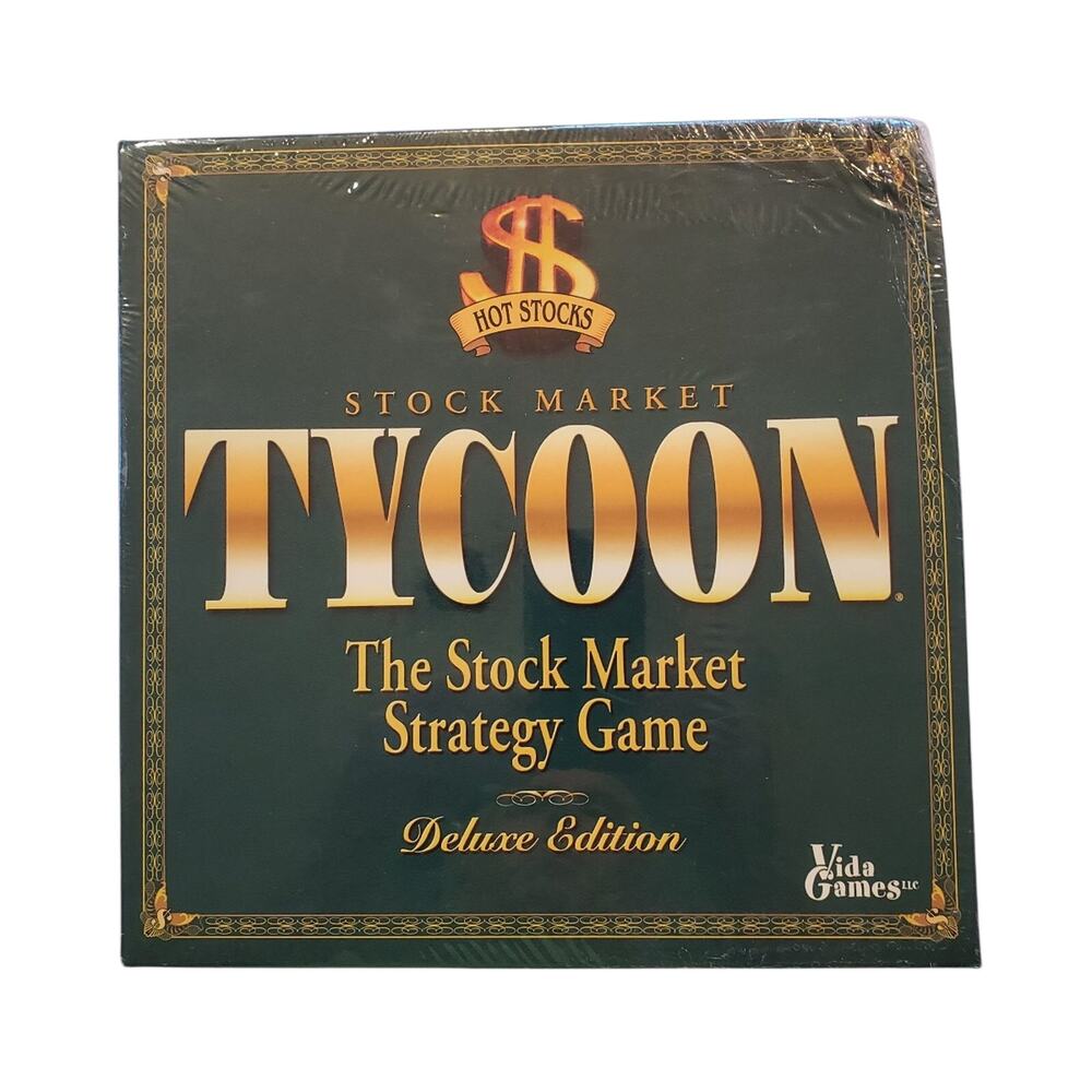 Stock Market Tycoon Strategy Game 2000 Deluxe Edition Board Game New